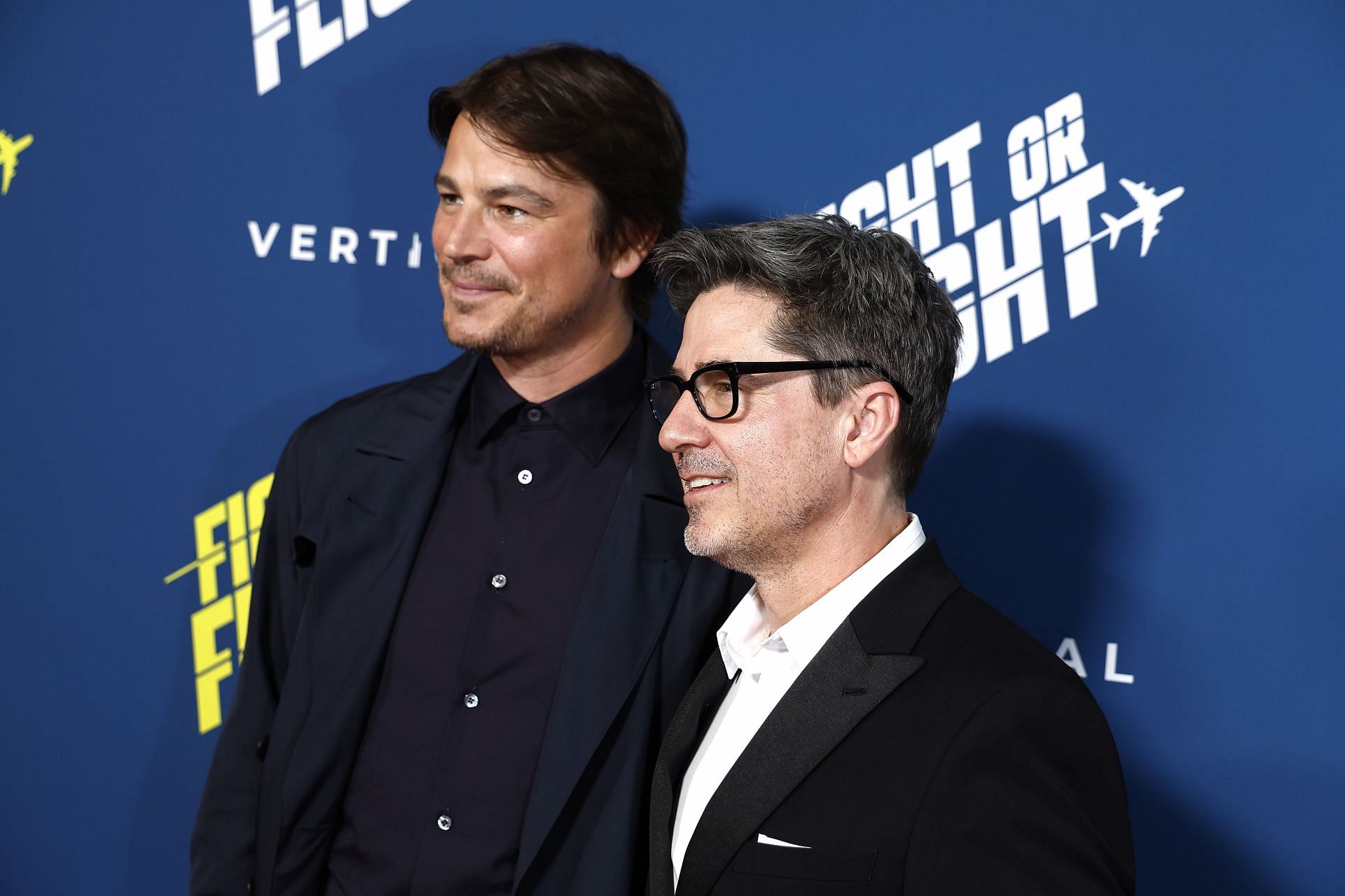 Josh Hartnett and James Madigan attend the "Fight or Flight" New York Premiere (Image via Getty)